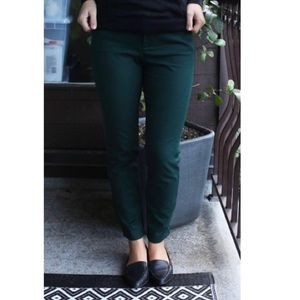 H&M Dark green skinny jean/pant