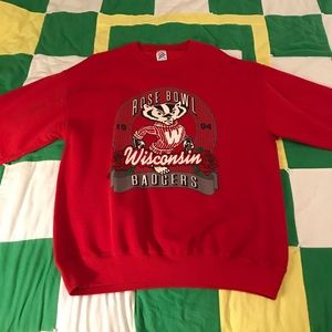 Wisconsin Badgers Rose Bowl (1994) CrewNeck