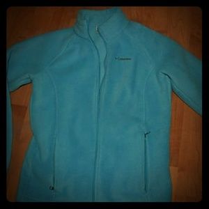 blue girls Columbia jacket
