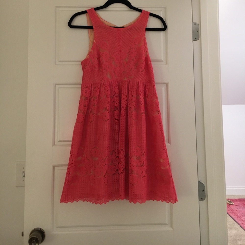 Free people cherry dress with open back