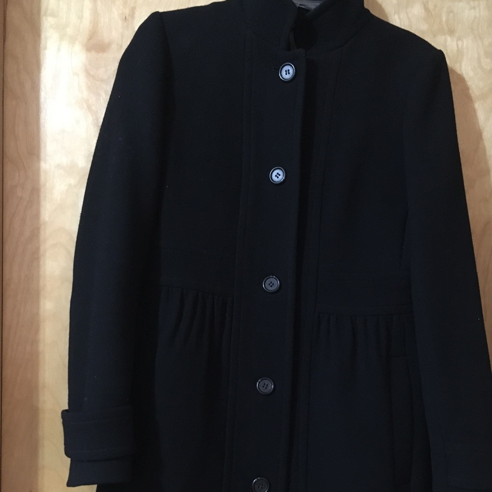 Navy J. Crew coat size 10
