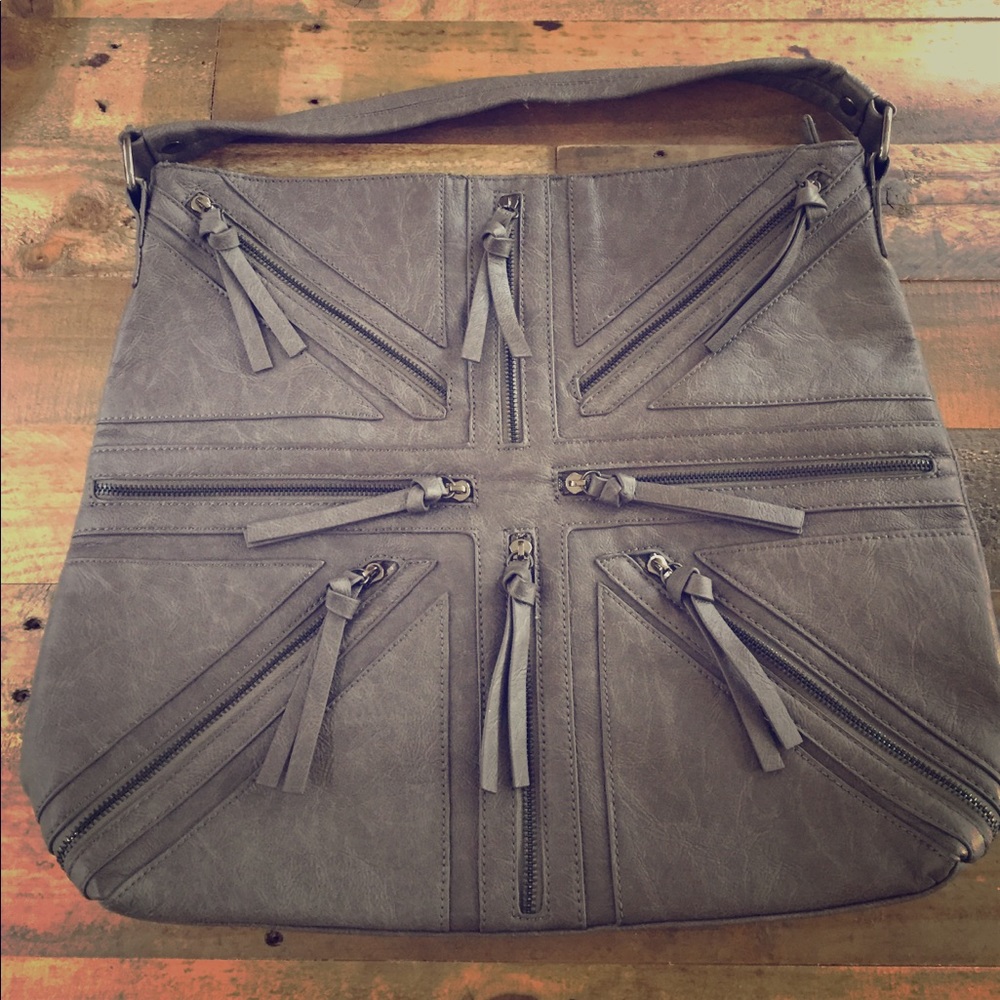 Urban Expressions Grey Handbag Purse