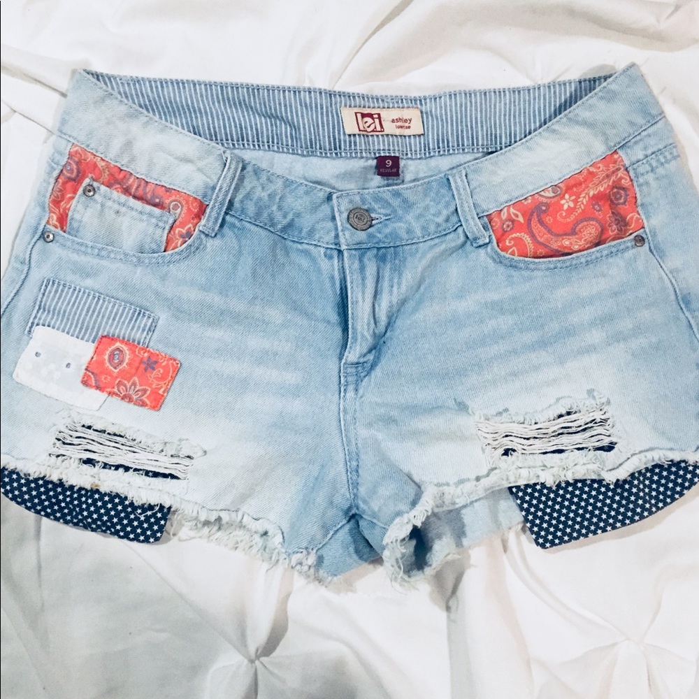 l.e.i jean shorts