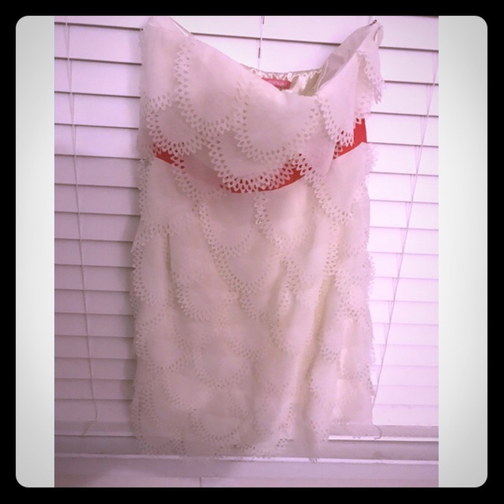 Minuet white dress.