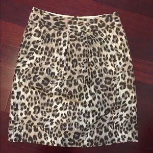 Banana Republic Cheetah Print Pencil Skirt