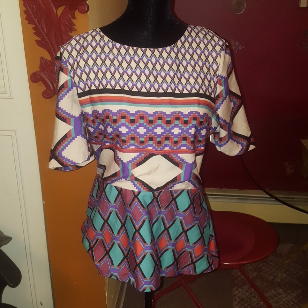 Beautiful print top