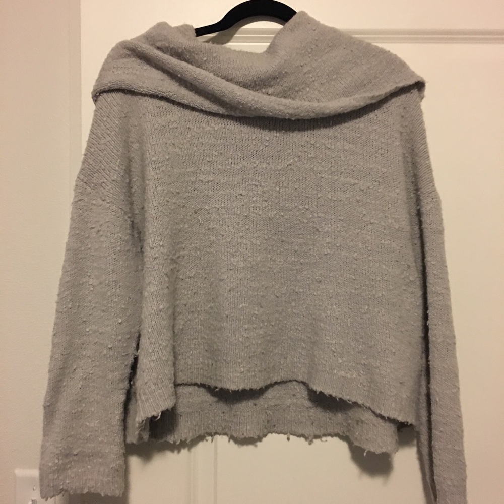 Grey Cowl neck sweater from Urban Outfitters.