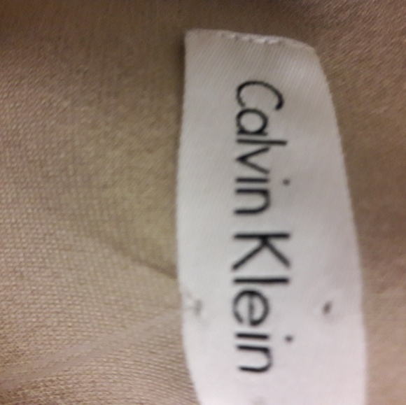 Calvin Klein tan & black sleeveless dress - Picture 2 of 5