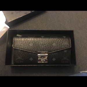 MCM Patricia Two Fold Wallet with chain