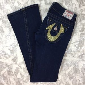 True Religion 'Joey' Boot Cut Denim Jeans. Size 26