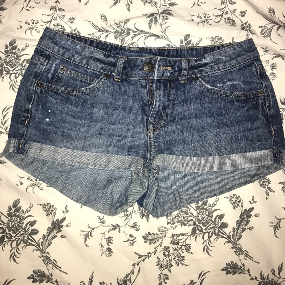 denim shorts