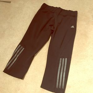 Adidas Climalite Black Running Capris