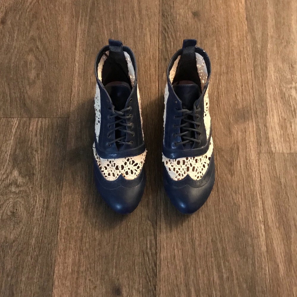 Forever Young: KYNA Lace Oxford Booties