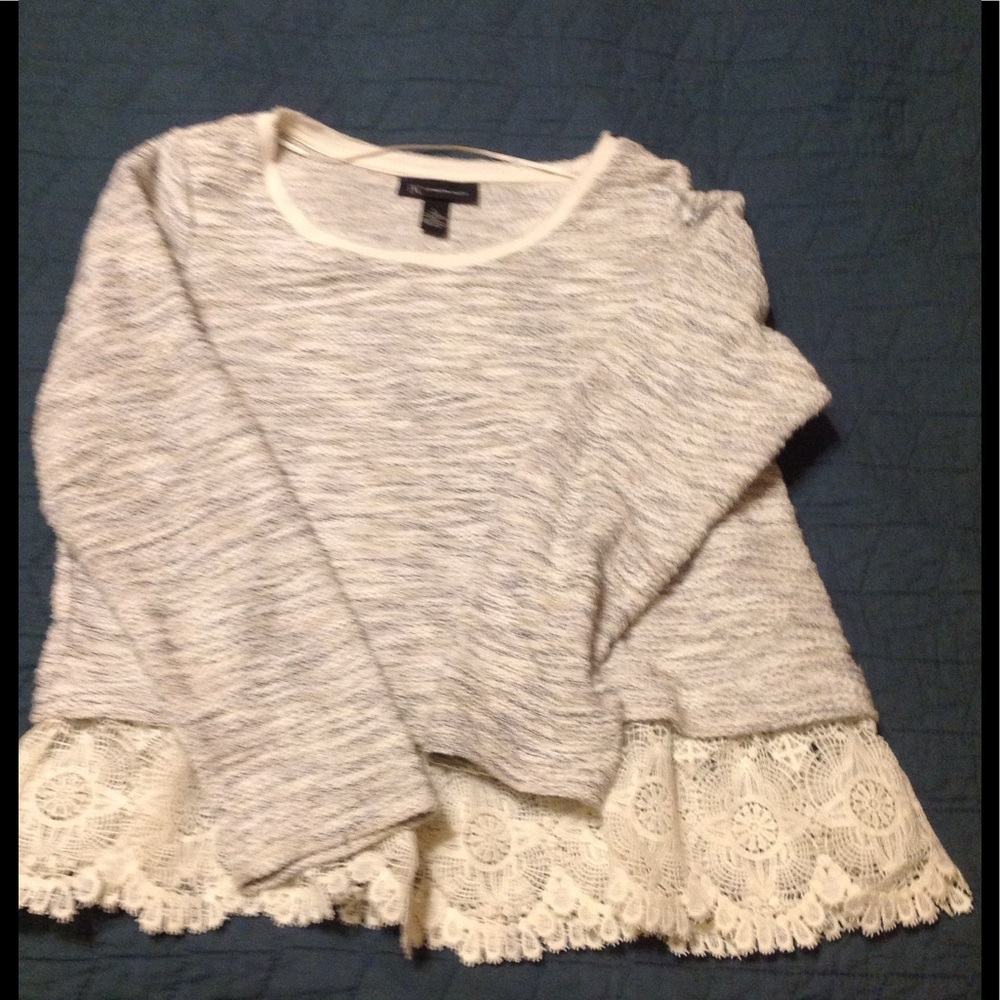 Darling top with attached ruffled bottom