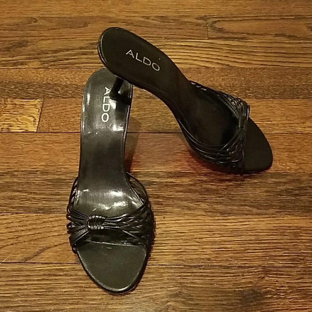 Black Aldo heels