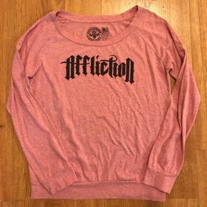 Affliction Long Sleeve Bling Shirt