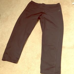 Adidas Dark charcoal grey running capris