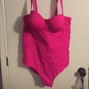 Torrid One Piece Pink Swimsuit Size 3 NWT