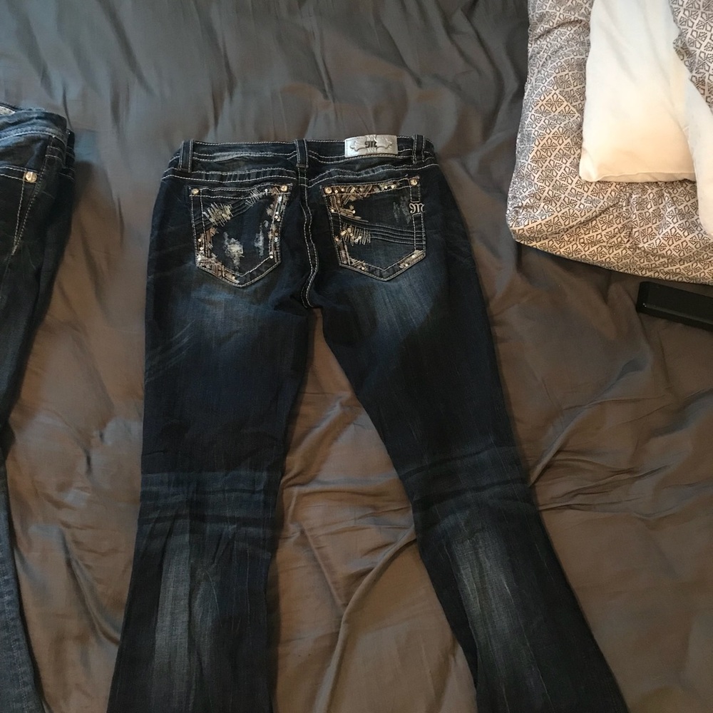 Fairly new boot cut Miss me jeans