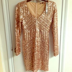Gianni Bini Rose Gold Dress