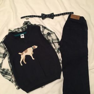 So cute! Corduroy outfit for toddler boy!
