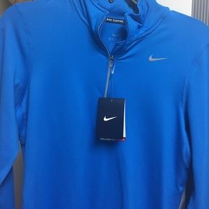 Blue Nike running top