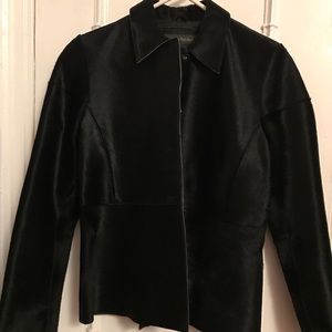Genuine calf hair jacket
