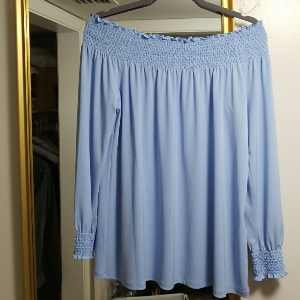Calvin Klein off shoulder top.