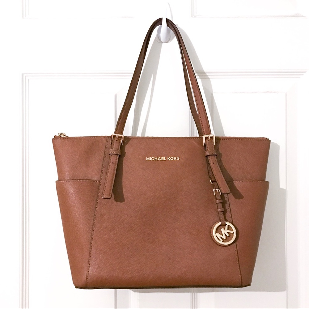 Michael Kors Jet Set Leather Tote Bag ✨