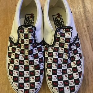 Hello Kitty Vans Slip On Sneakers
