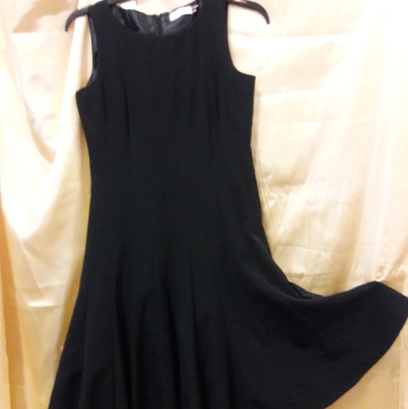 Calvin Klein black flair dress - Picture 3 of 8