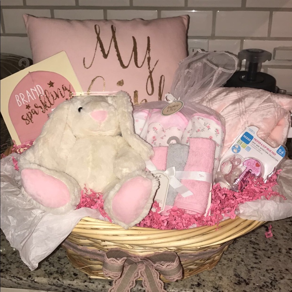 Baby girl Gift basket