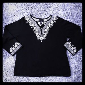 Cynthia Rowley Women's Black Sweater Sz 1x