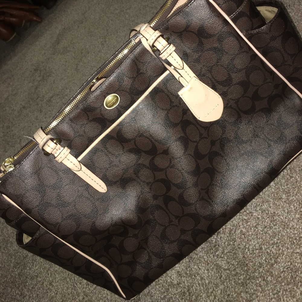 Coach laptop style bag