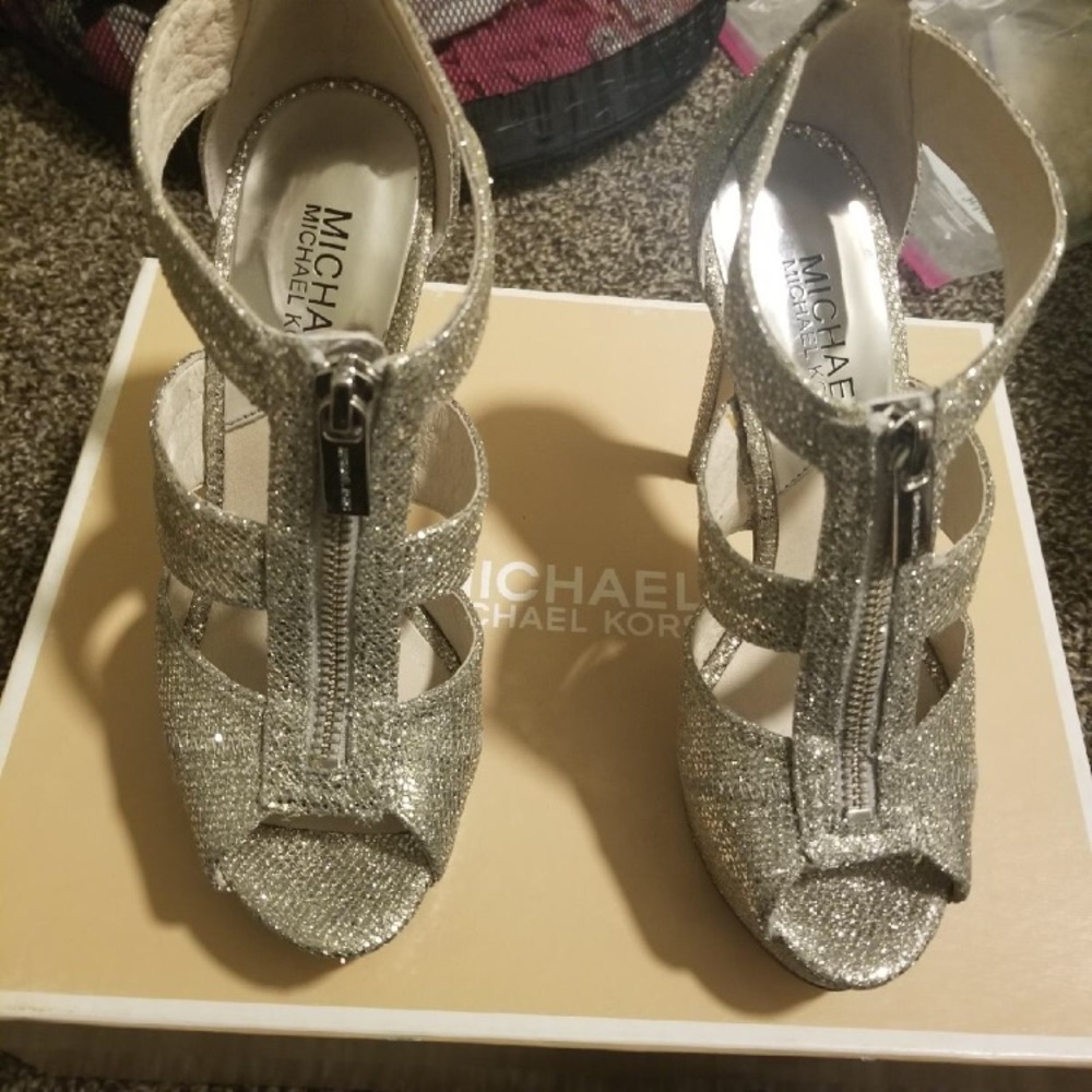 MK Glitter Heels