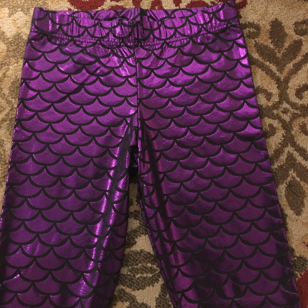 Purple Mermaid Leggings