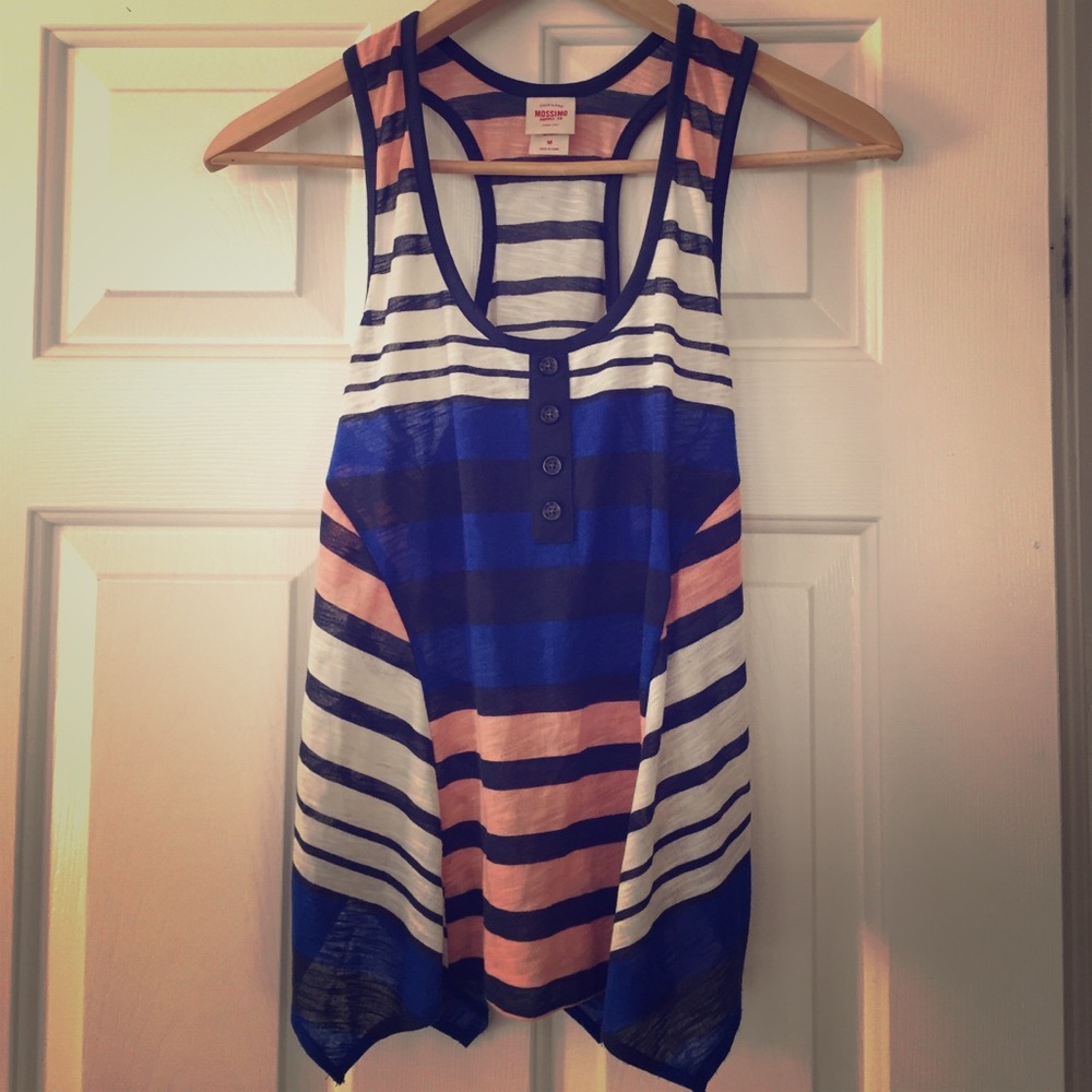 Mossimo Multicolor Striped Tank Top Medium M