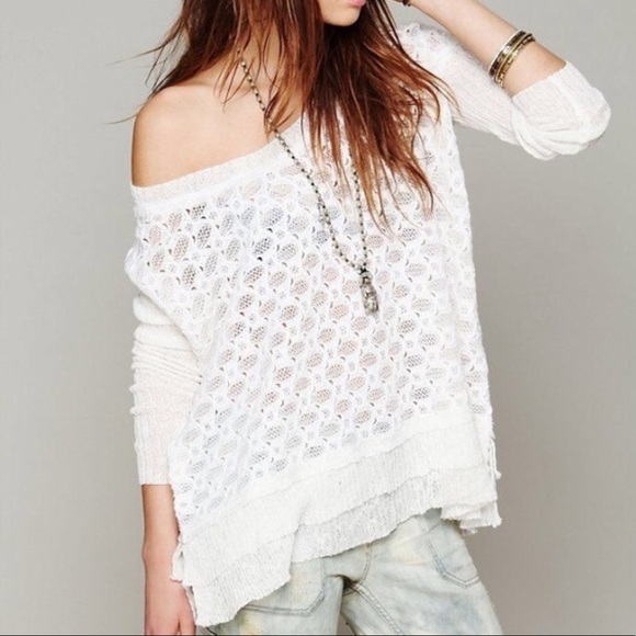 Free People Sweaters - Free People White Sweater