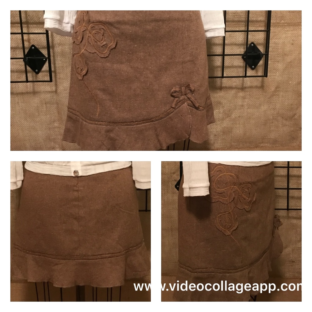 BRAND NEW True Meaning Peplum Mini Skirt