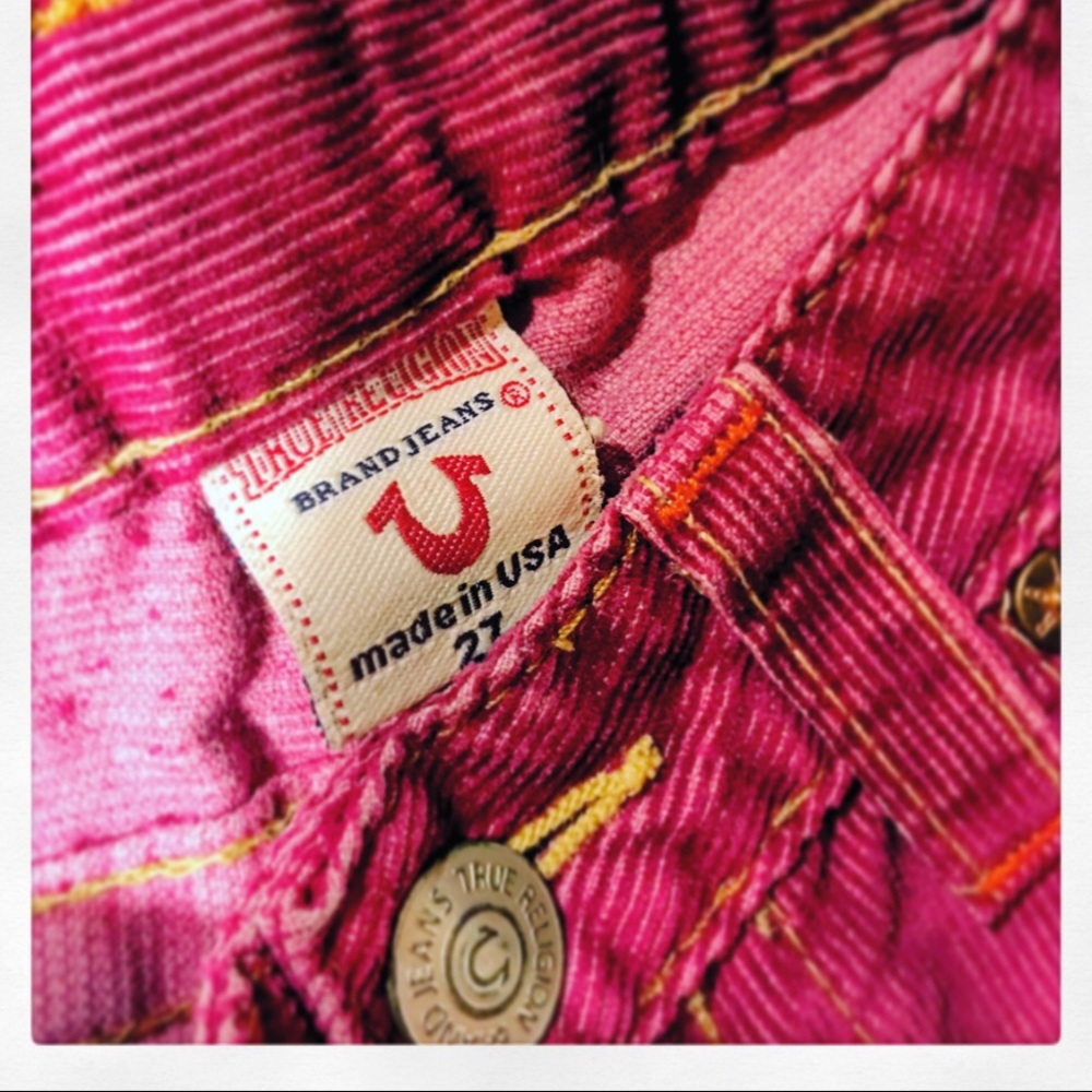 True Religion Corduroy JOEY Jeans