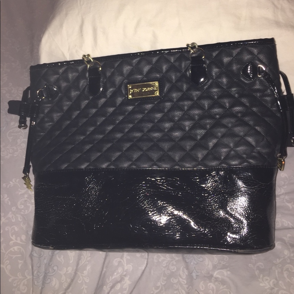 Betsy Johnson over the shoulder purse.