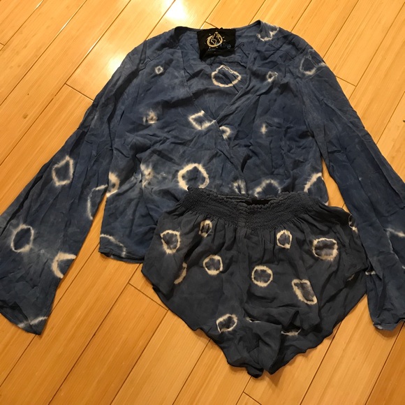 Blue life tie dye set size s/xs - Picture 2 of 6