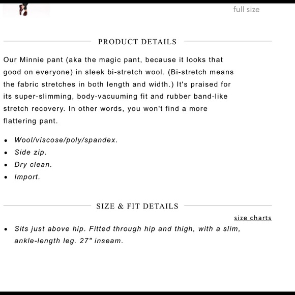 JCrew Minnie In Bi-Stretch Wool - Picture 5 of 6