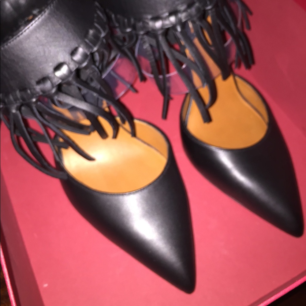 Valentino Fringe Stiletto