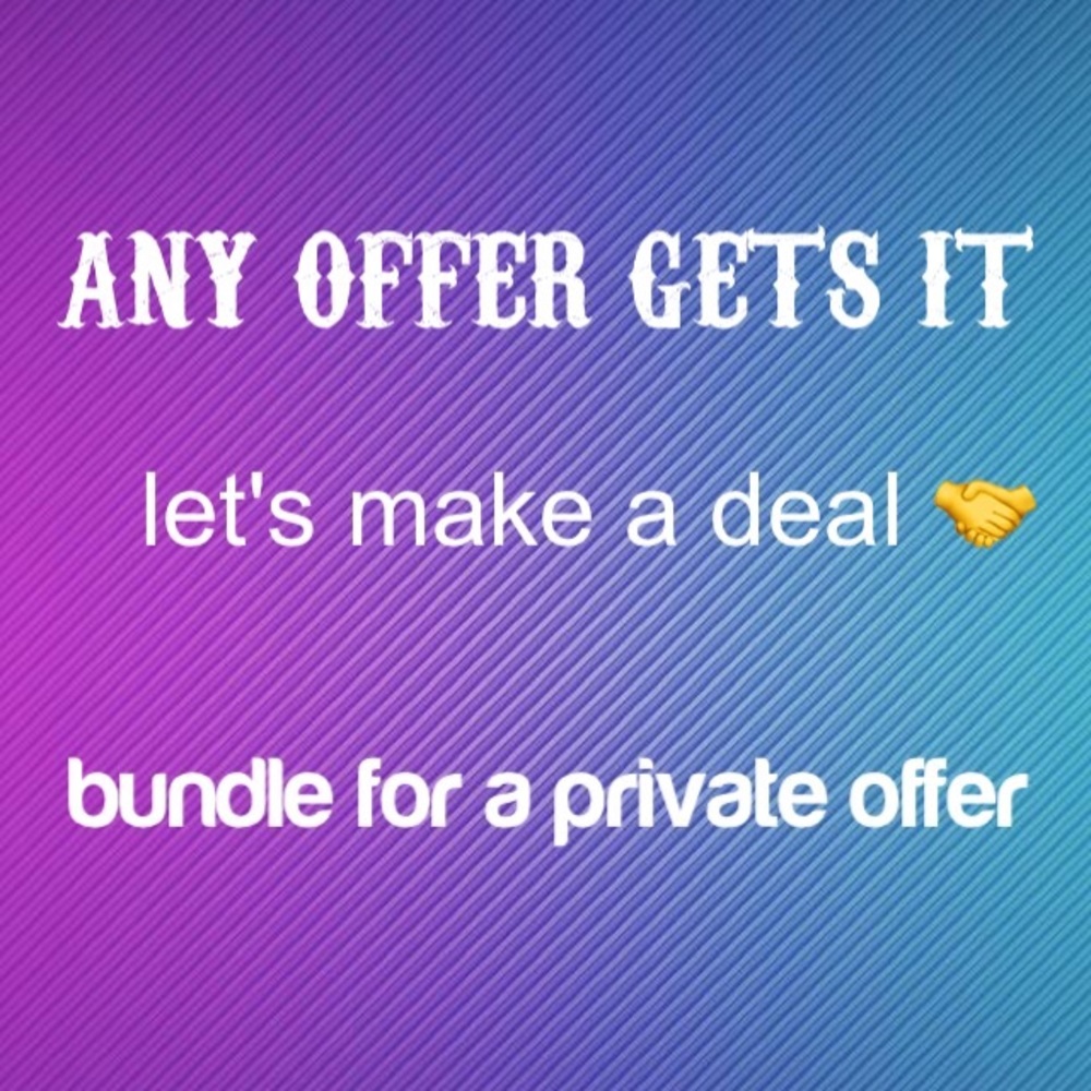 Open to ALL offers!