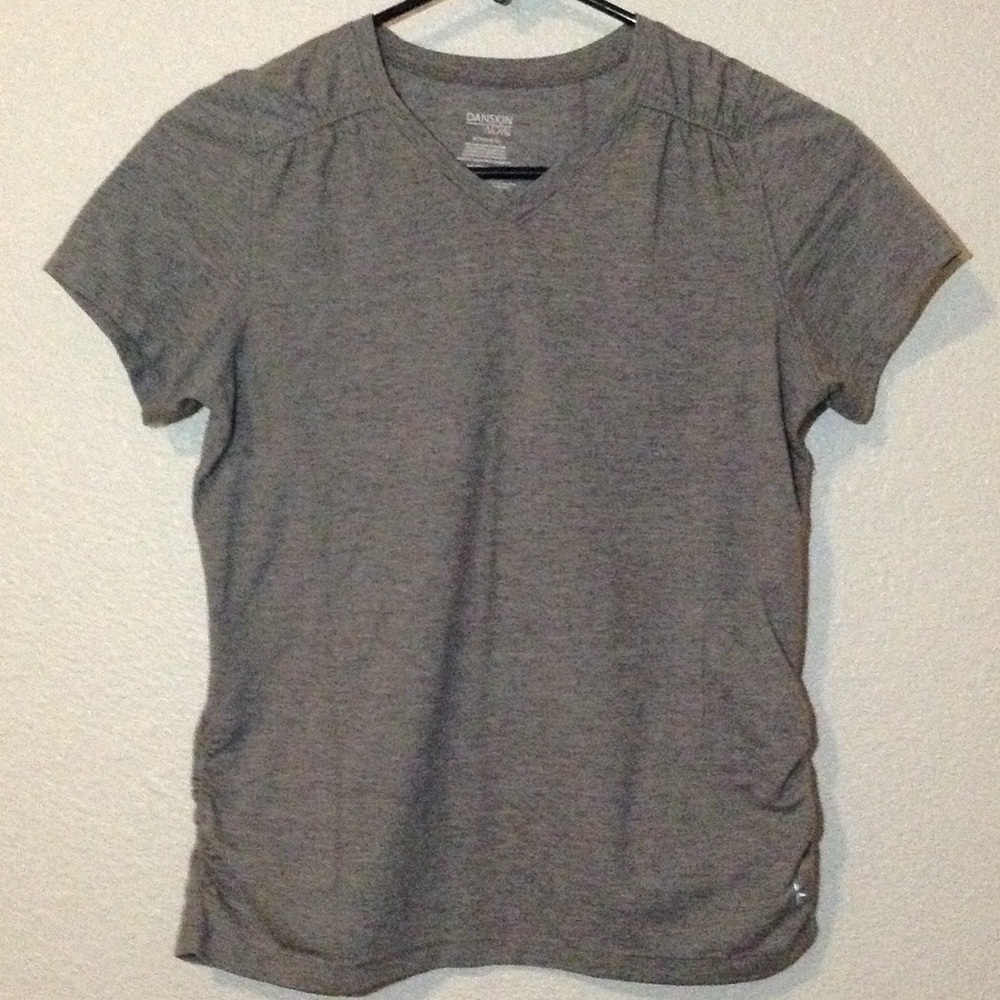 Gray athletic shirt