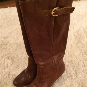 Steve Madden INTYCE Cognac Leather Boots