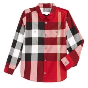 Burberry Children button up top.