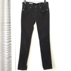 AG the Stevie Ankle slim straight leg cord