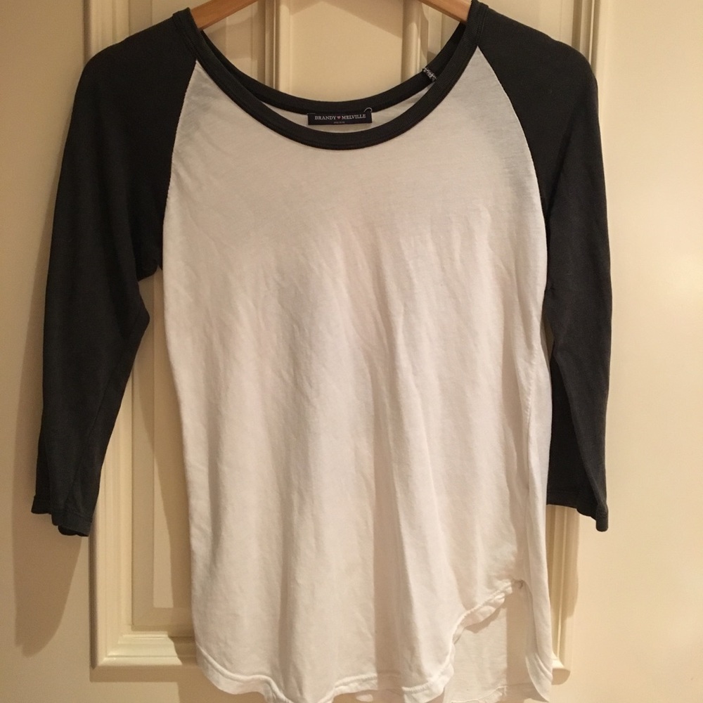 brandy melville new york baseball tee